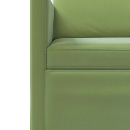 vidaXL 2 Seater Sofa Light Green 150 x 81 x 82 cm Velvet