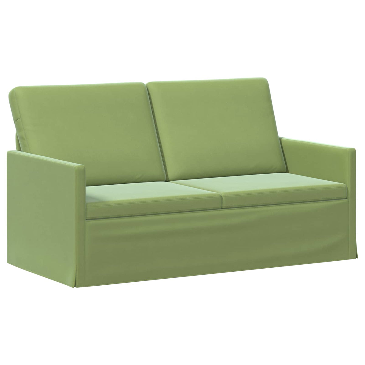 vidaXL 2 Seater Sofa Light Green 150 x 81 x 82 cm Velvet