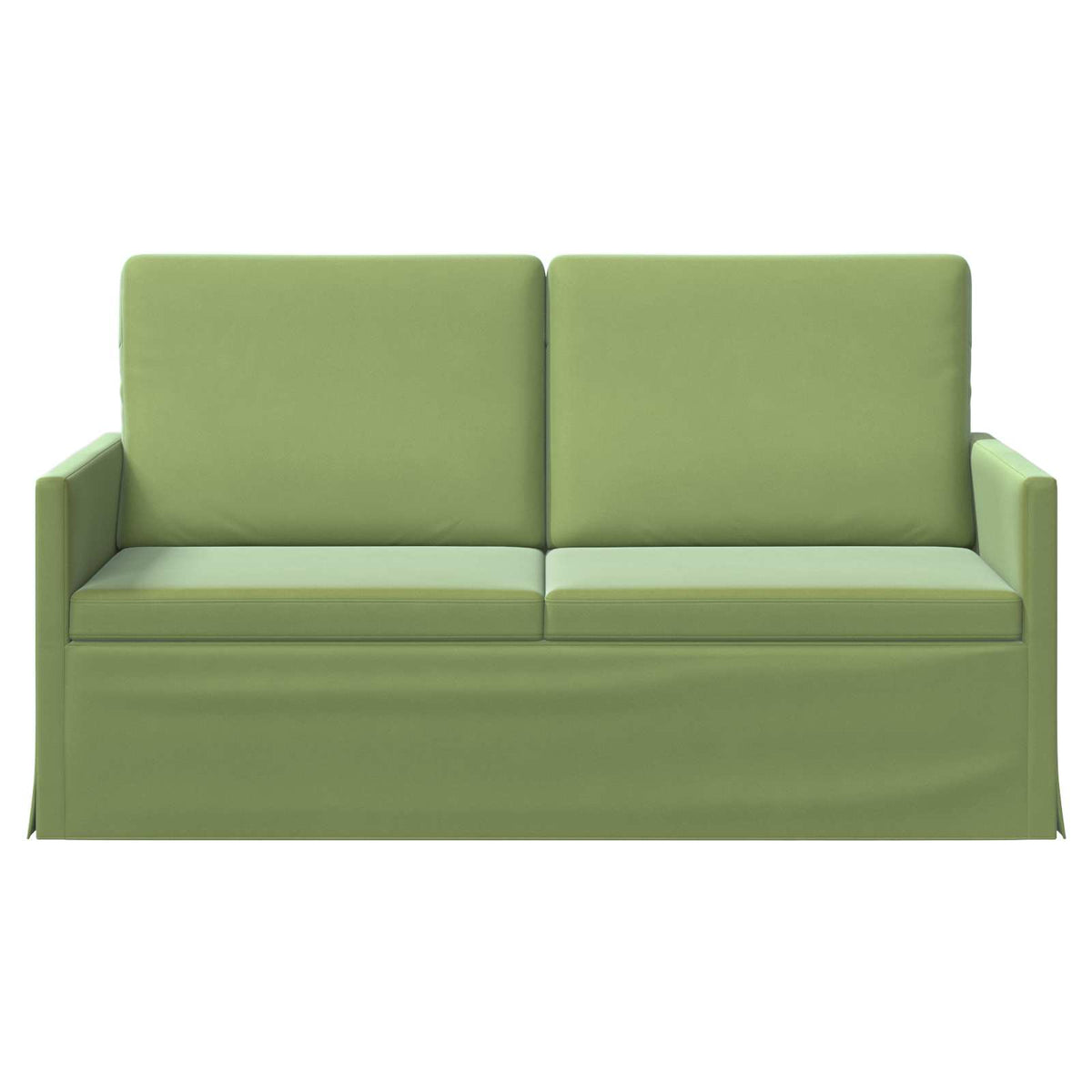 vidaXL 2 Seater Sofa Light Green 150 x 81 x 82 cm Velvet