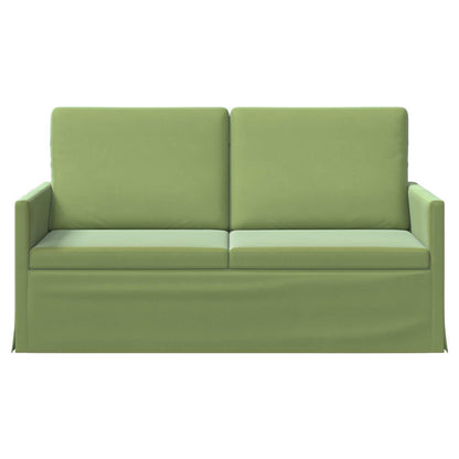 vidaXL 2 Seater Sofa Light Green 150 x 81 x 82 cm Velvet