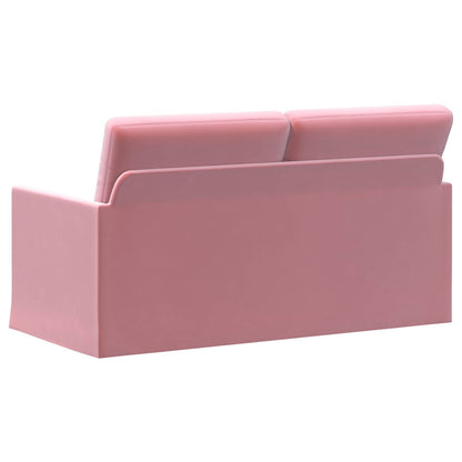 vidaXL 2 Seater Sofa Pink 150 x 81 x 82 cm Velvet