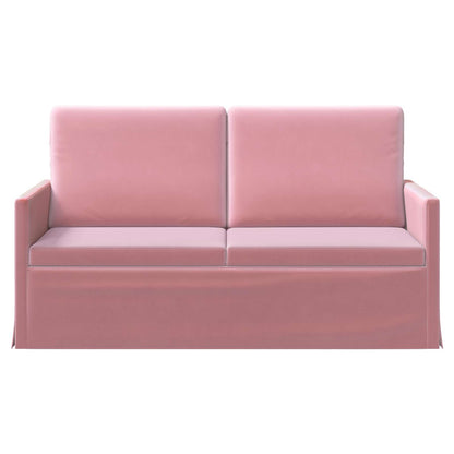 vidaXL 2 Seater Sofa Pink 150 x 81 x 82 cm Velvet