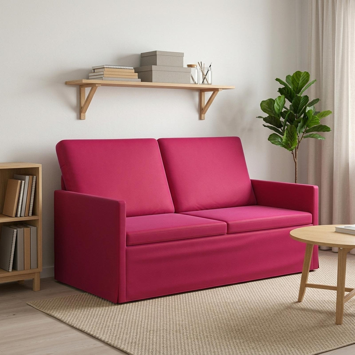 vidaXL 2 Seater Sofa Wine Red 150 x 81 x 82 cm Velvet