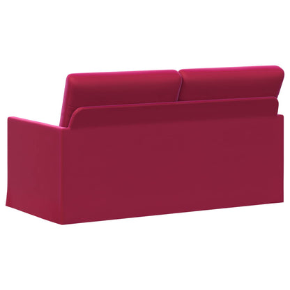 vidaXL 2 Seater Sofa Wine Red 150 x 81 x 82 cm Velvet