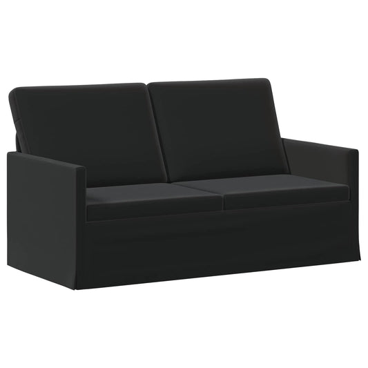 vidaXL 2 Seater Sofa Black 150 x 81 x 82 cm Velvet