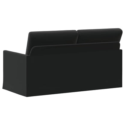 vidaXL 2 Seater Sofa Black 150 x 81 x 82 cm Velvet