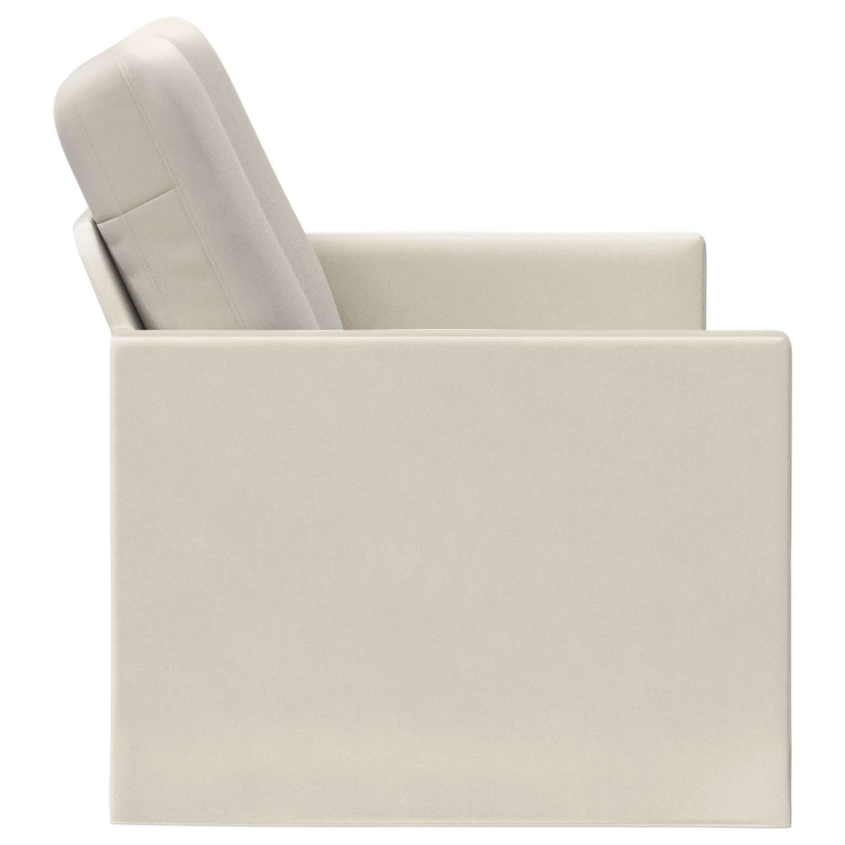 vidaXL 2 Seater Sofa Cream 150 x 81 x 82 cm Velvet