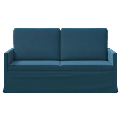 vidaXL 2 Seater Sofa Blue 150 x 81 x 82 cm Velvet