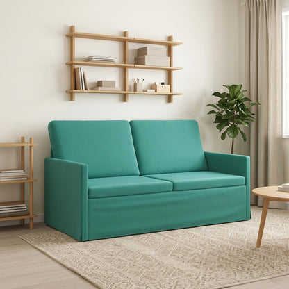 vidaXL 2 Seater Sofa Turquoise 150 x 81 x 82 cm Velvet