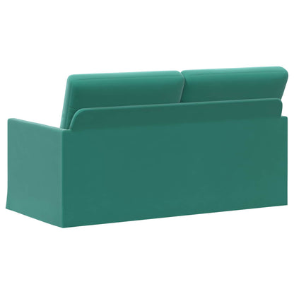 vidaXL 2 Seater Sofa Turquoise 150 x 81 x 82 cm Velvet
