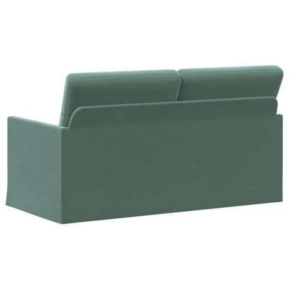 vidaXL 2 Seater Sofa Sea Green 150 x 81 x 82 cm Velvet