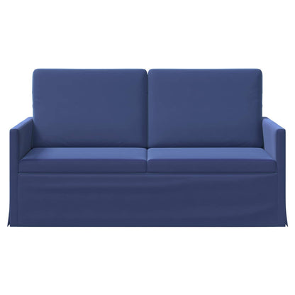 vidaXL 2 Seater Sofa Police Blue 150 x 81 x 82 cm Velvet