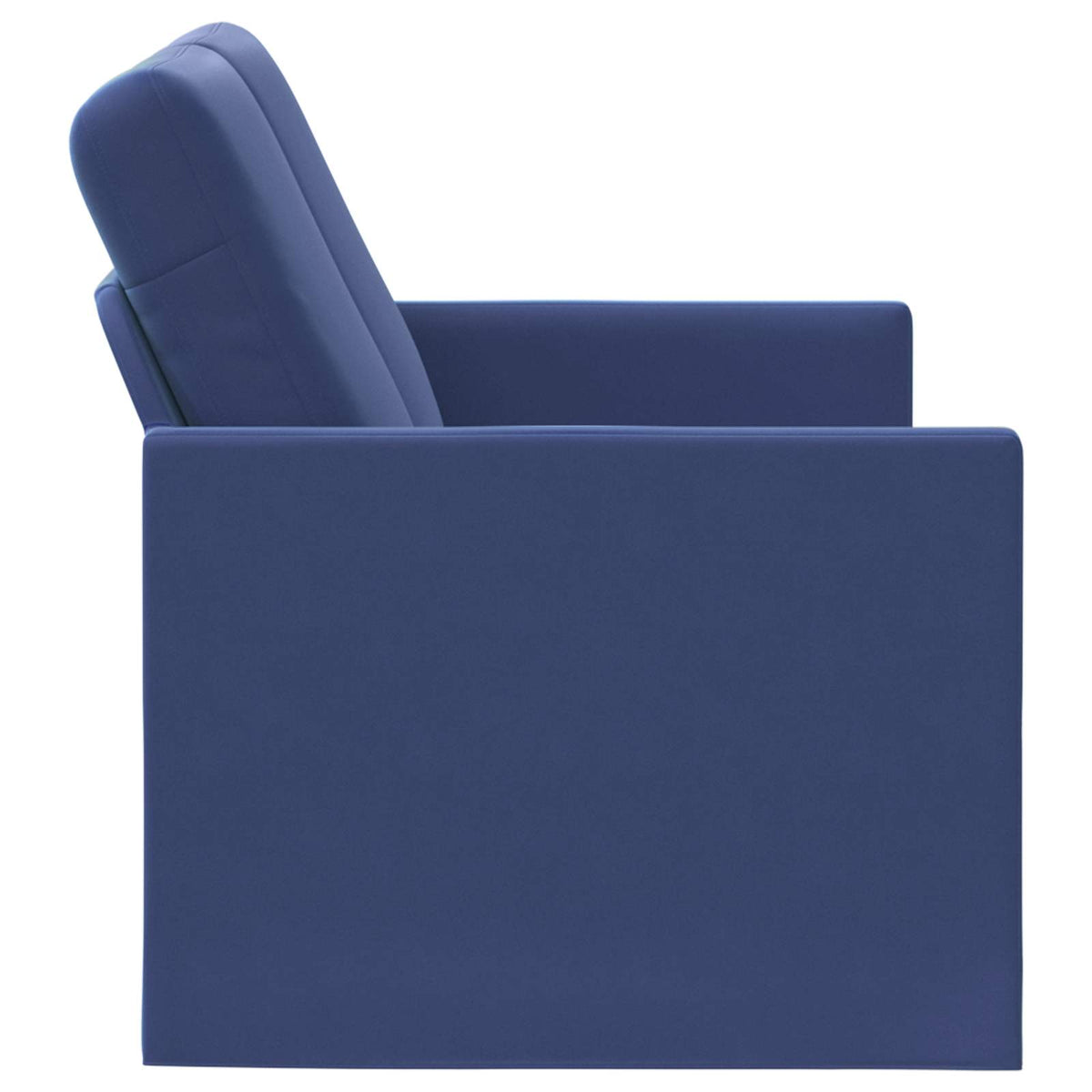 vidaXL 2 Seater Sofa Police Blue 150 x 81 x 82 cm Velvet