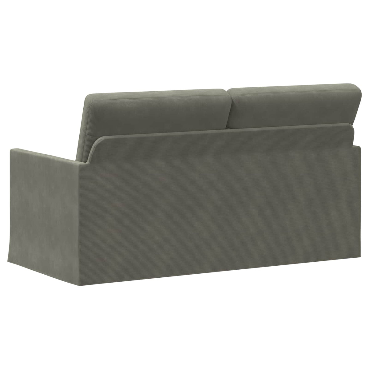 vidaXL 2 Seater Sofa Light Grey 150 x 81 x 82 cm Corduroy Fabric