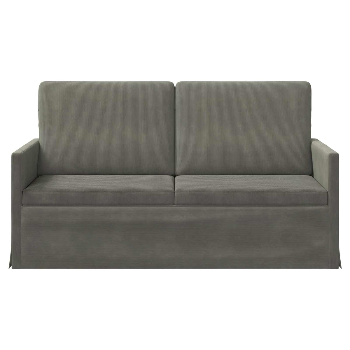 vidaXL 2 Seater Sofa Light Grey 150 x 81 x 82 cm Corduroy Fabric