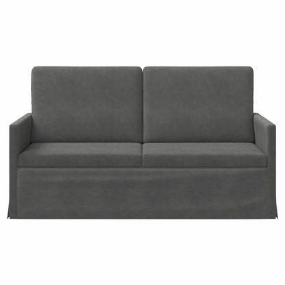 vidaXL 2 Seater Sofa Dark Grey 150 x 81 x 82 cm Corduroy Fabric