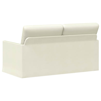 vidaXL 2 Seater Sofa Cream 150 x 81 x 82 cm Corduroy Fabric