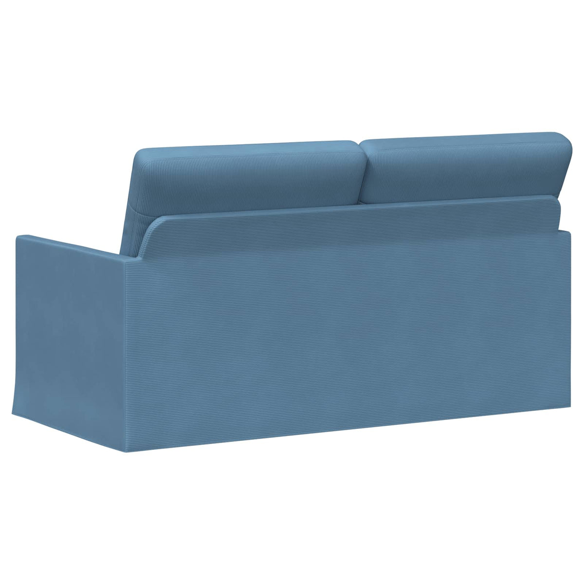 vidaXL 2 Seater Sofa Blue 150 x 81 x 82 cm Corduroy Fabric