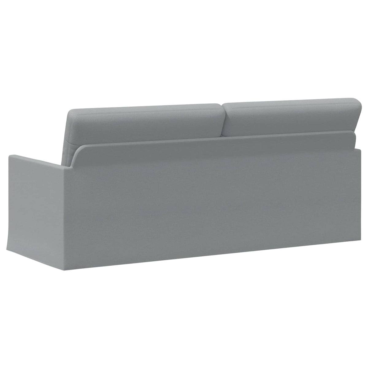 vidaXL 3 Seater Sofa Light Grey 190 x 81 x 82 cm Fabric