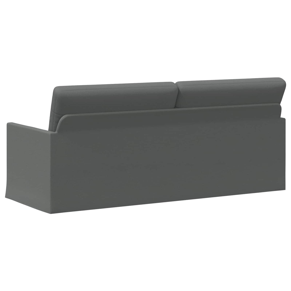 vidaXL 3 Seater Sofa Dark Grey 190 x 81 x 82 cm Fabric