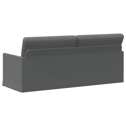 vidaXL 3 Seater Sofa Dark Grey 190 x 81 x 82 cm Fabric