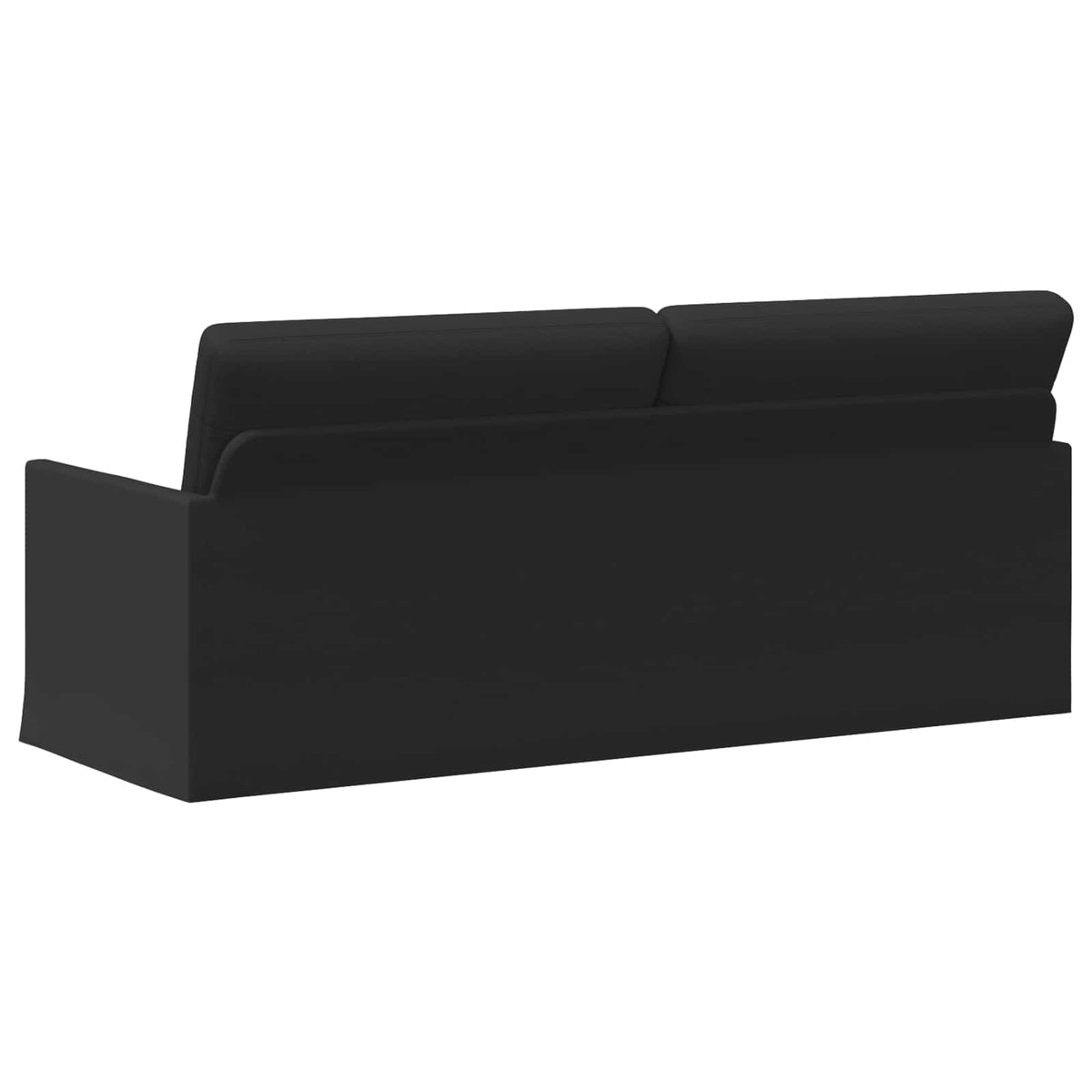 vidaXL 3 Seater Sofa Black 190 x 81 x 82 cm Fabric