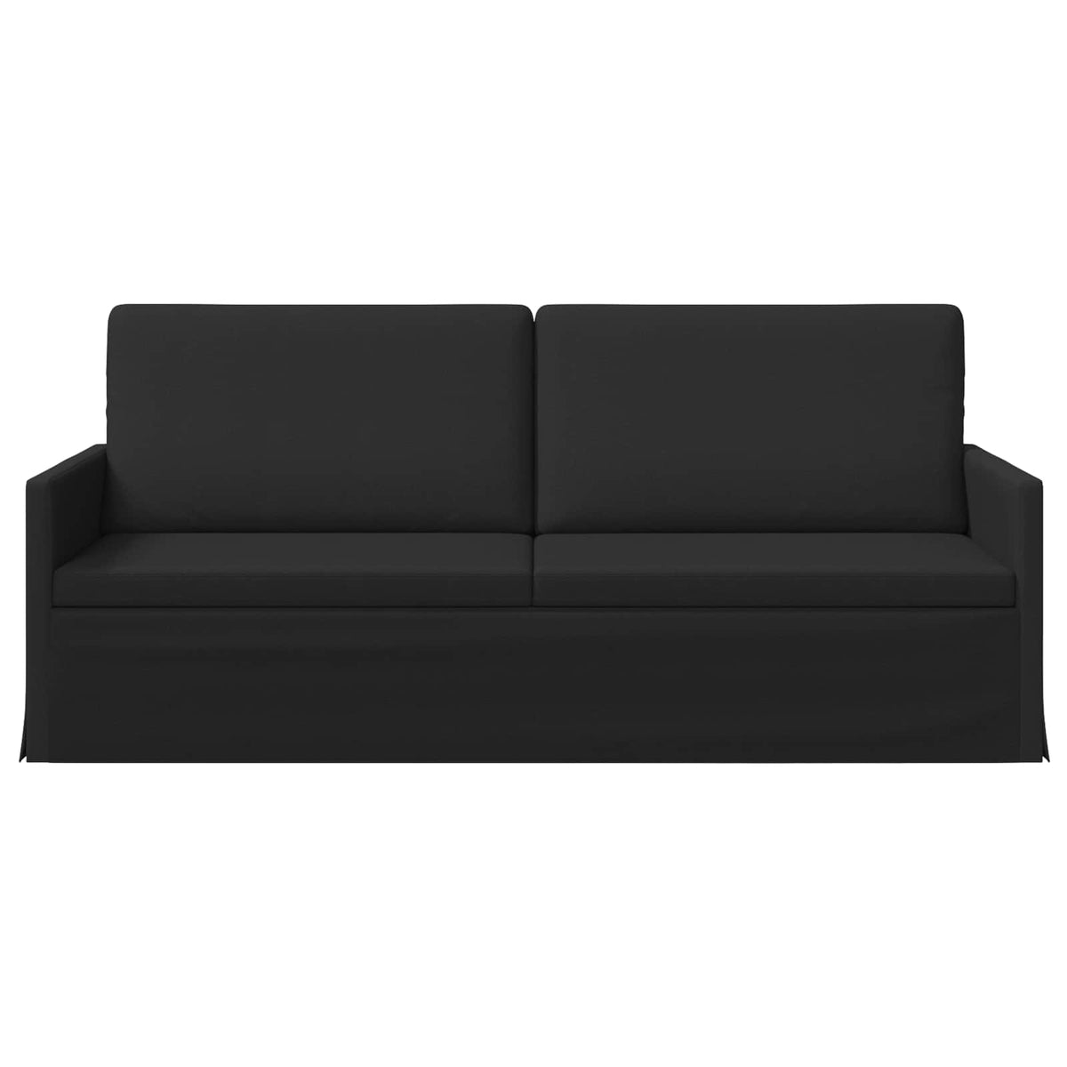 vidaXL 3 Seater Sofa Black 190 x 81 x 82 cm Fabric
