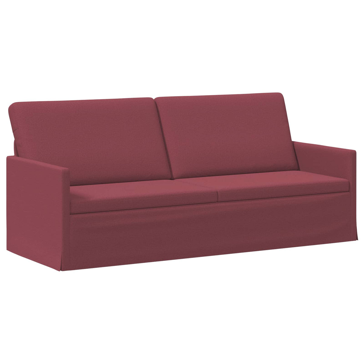 vidaXL 3 Seater Sofa Wine Red 190 x 81 x 82 cm Fabric