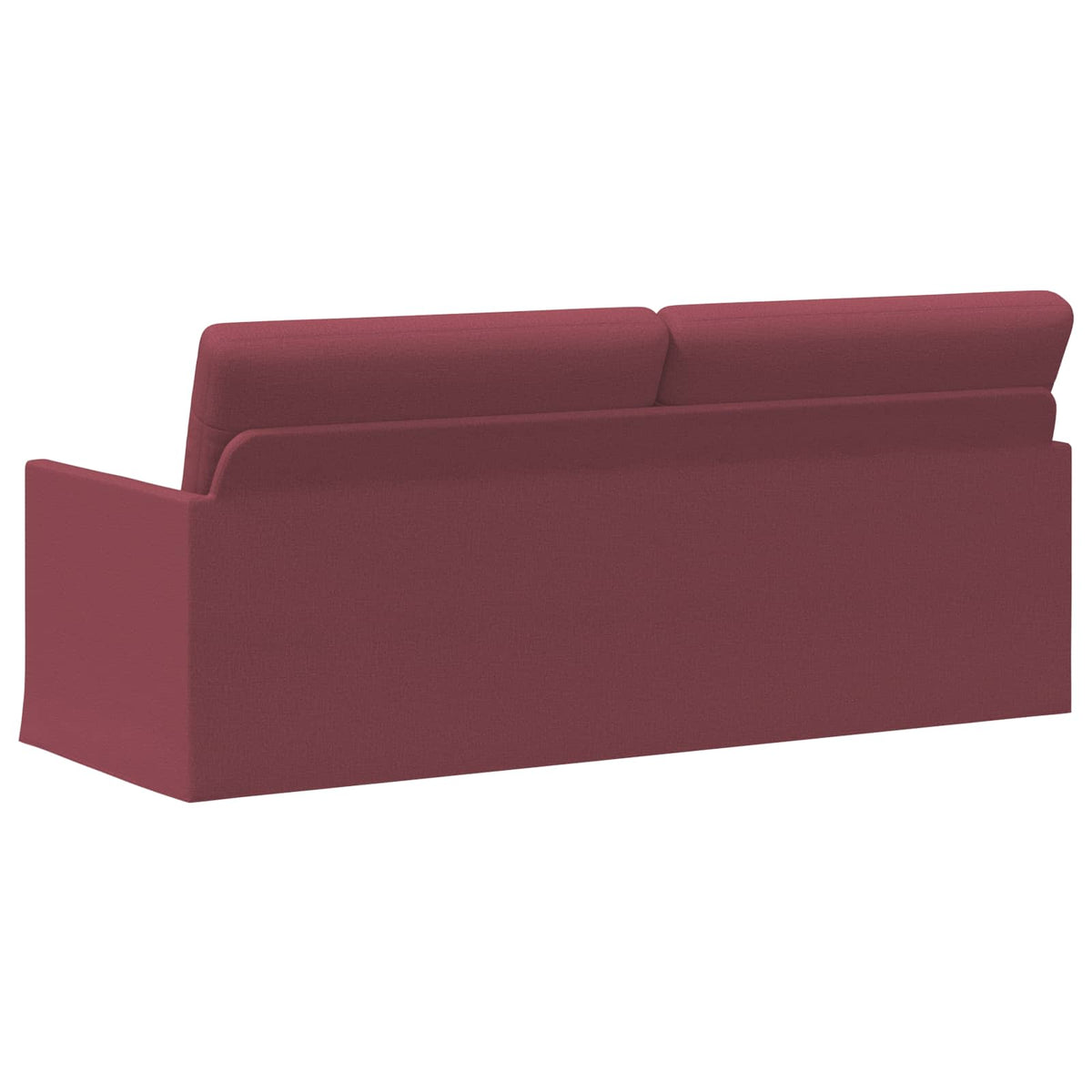 vidaXL 3 Seater Sofa Wine Red 190 x 81 x 82 cm Fabric