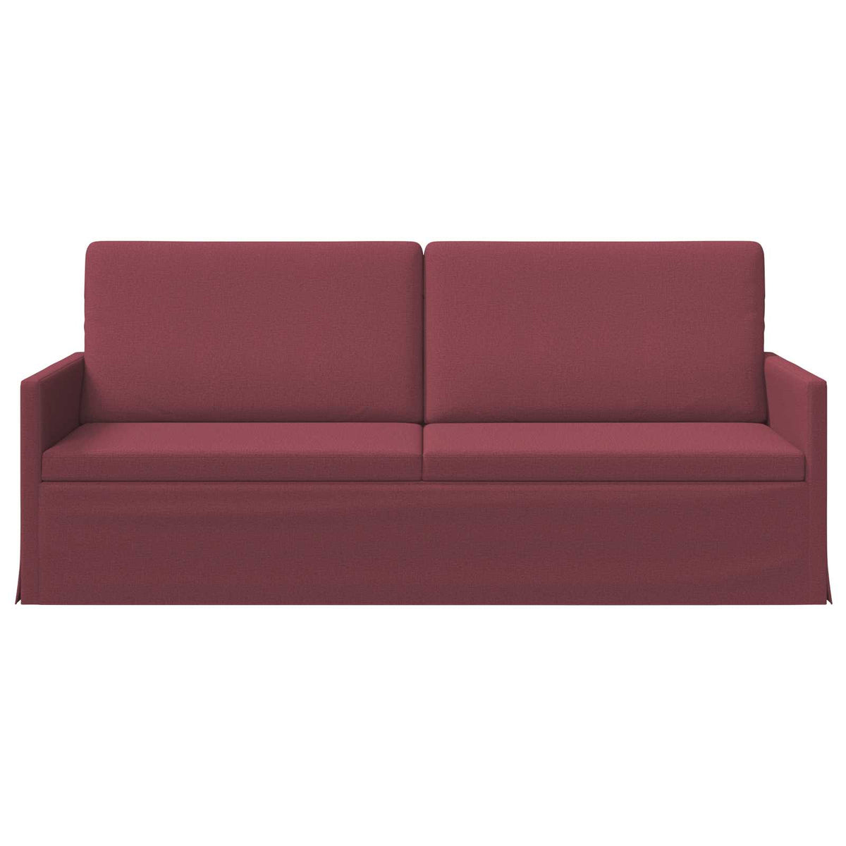 vidaXL 3 Seater Sofa Wine Red 190 x 81 x 82 cm Fabric