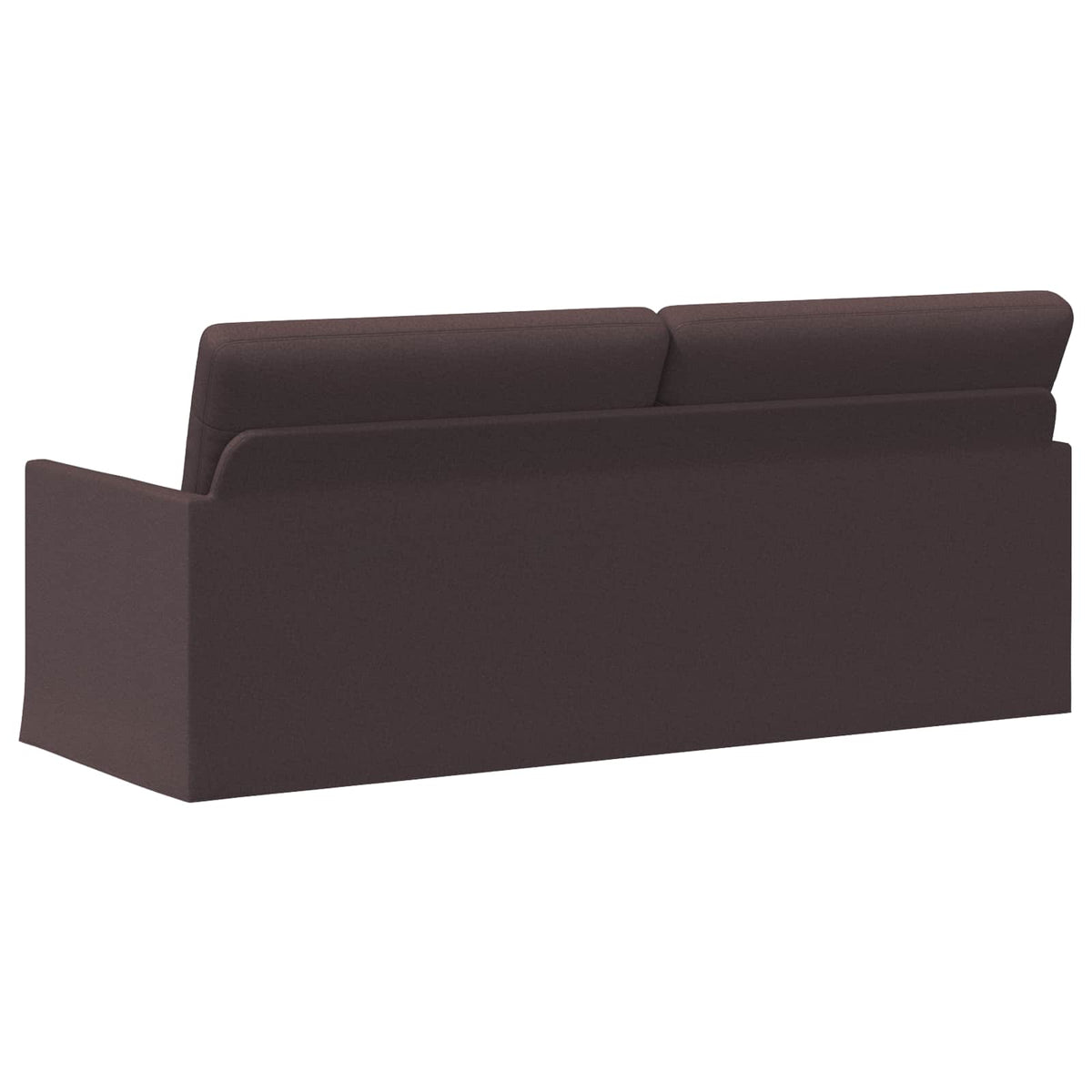 vidaXL 3 Seater Sofa Dark Brown 190 x 81 x 82 cm Fabric