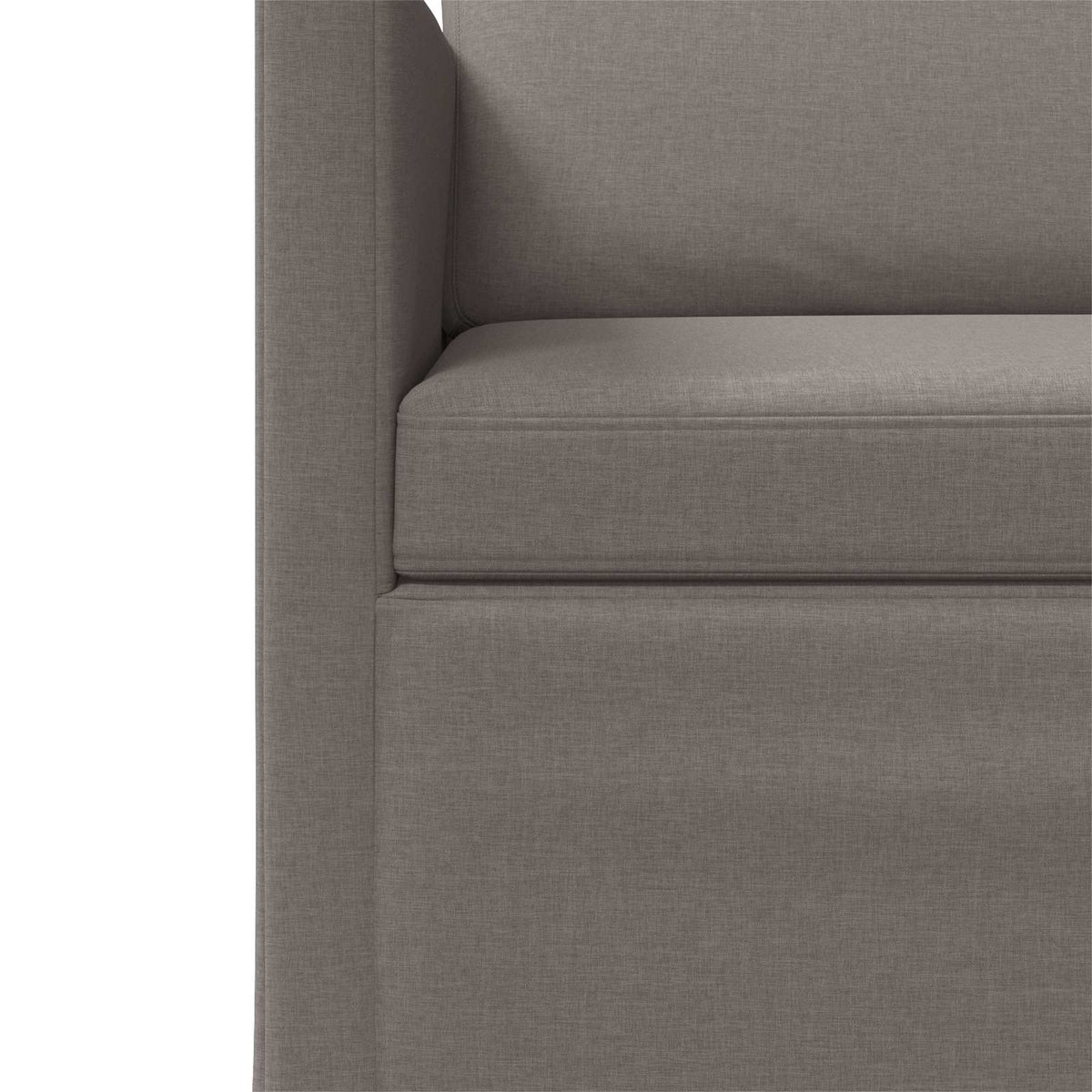 vidaXL 3 Seater Sofa Taupe 190 x 81 x 82 cm Fabric