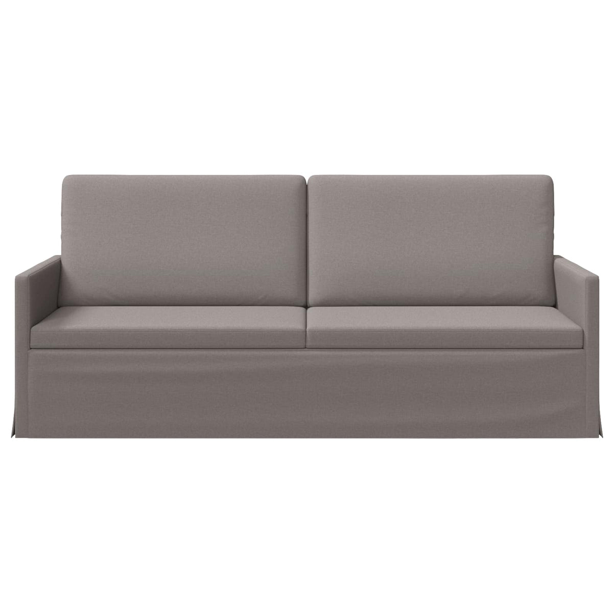 vidaXL 3 Seater Sofa Taupe 190 x 81 x 82 cm Fabric
