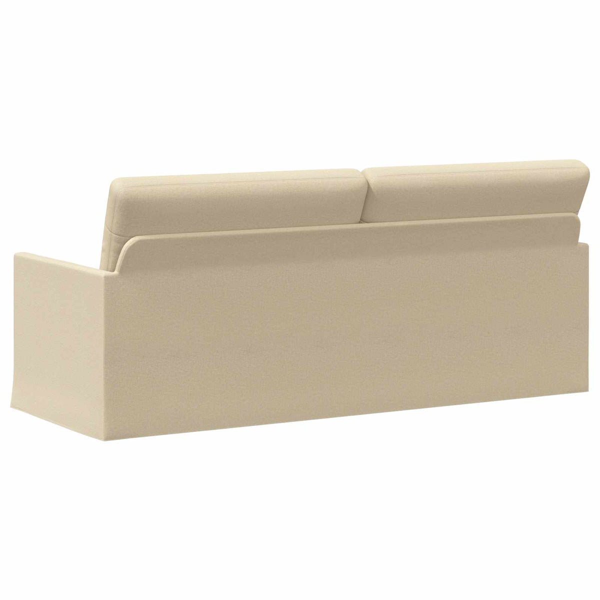 vidaXL 3 Seater Sofa Cream 190 x 81 x 82 cm Fabric
