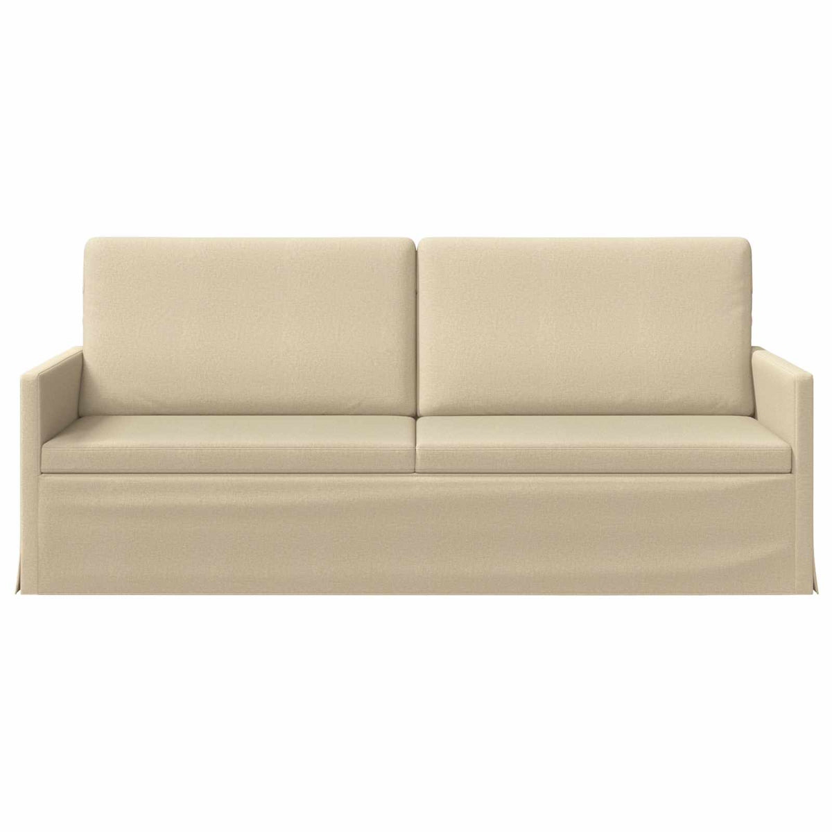 vidaXL 3 Seater Sofa Cream 190 x 81 x 82 cm Fabric