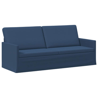vidaXL 3 Seater Sofa Blue 190 x 81 x 82 cm Fabric