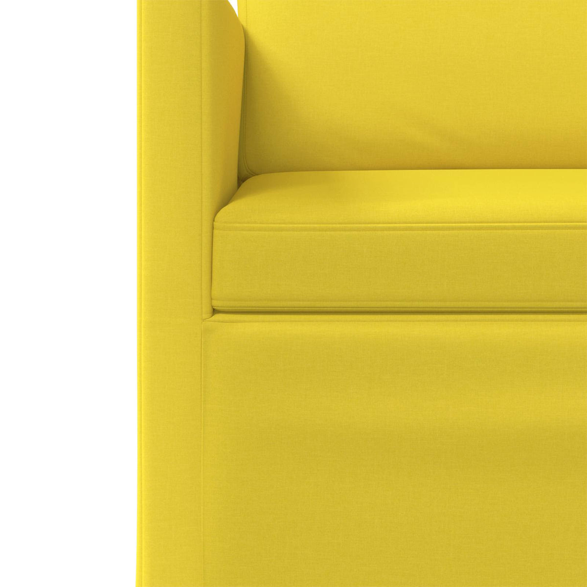 vidaXL 3 Seater Sofa Light Yellow 190 x 81 x 82 cm Fabric