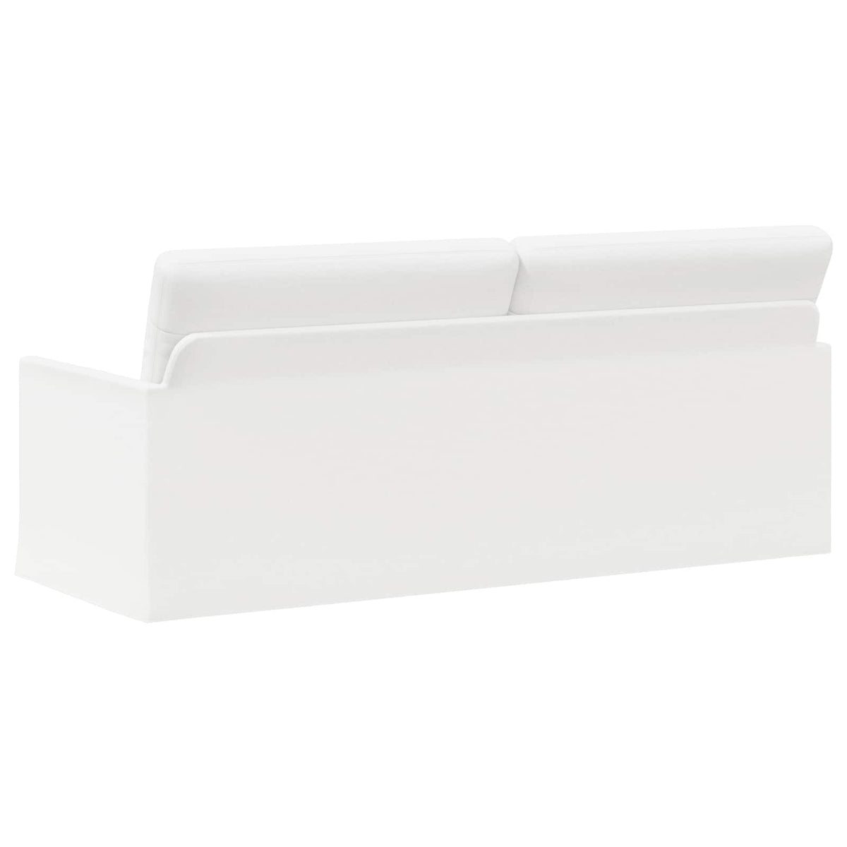 vidaXL 3 Seater Sofa White 190 x 81 x 82 cm Fabric