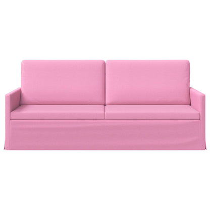 vidaXL 3 Seater Sofa Pink 190 x 81 x 82 cm Fabric