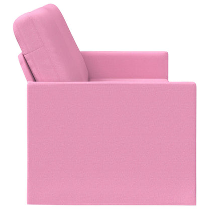 vidaXL 3 Seater Sofa Pink 190 x 81 x 82 cm Fabric