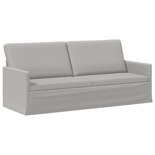 vidaXL 3 Seater Sofa Cloud Grey 190 x 81 x 82 cm Fabric