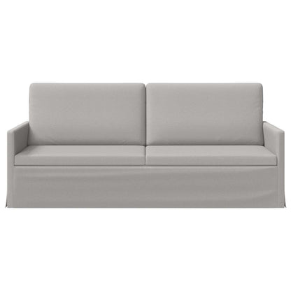 vidaXL 3 Seater Sofa Cloud Grey 190 x 81 x 82 cm Fabric
