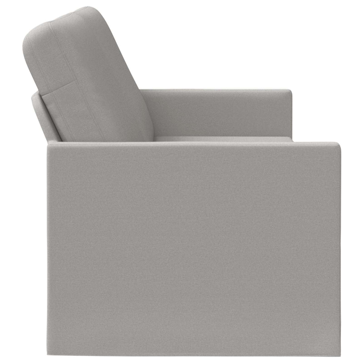 vidaXL 3 Seater Sofa Cloud Grey 190 x 81 x 82 cm Fabric