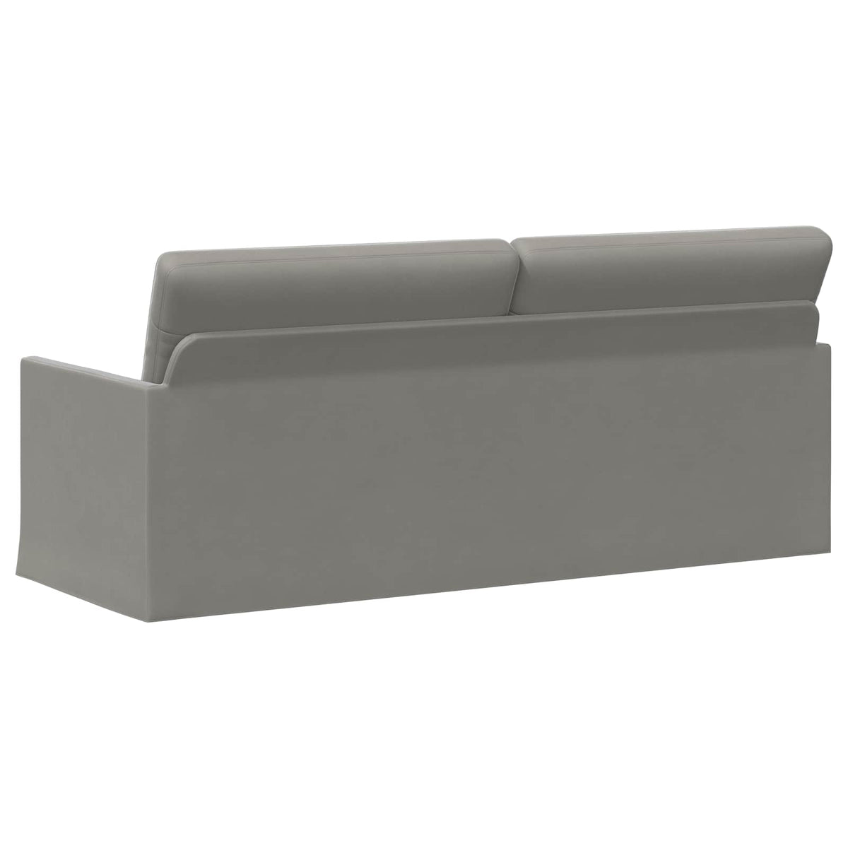 vidaXL 3 Seater Sofa Light Grey 190 x 81 x 82 cm Velvet