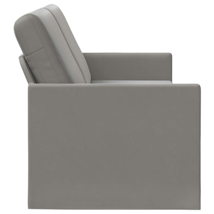 vidaXL 3 Seater Sofa Light Grey 190 x 81 x 82 cm Velvet