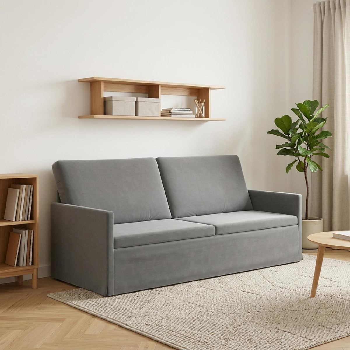 vidaXL 3 Seater Sofa Dark Grey 190 x 81 x 82 cm Velvet