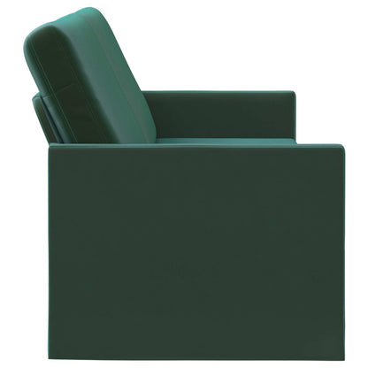 vidaXL 3 Seater Sofa Dark Green 190 x 81 x 82 cm Velvet