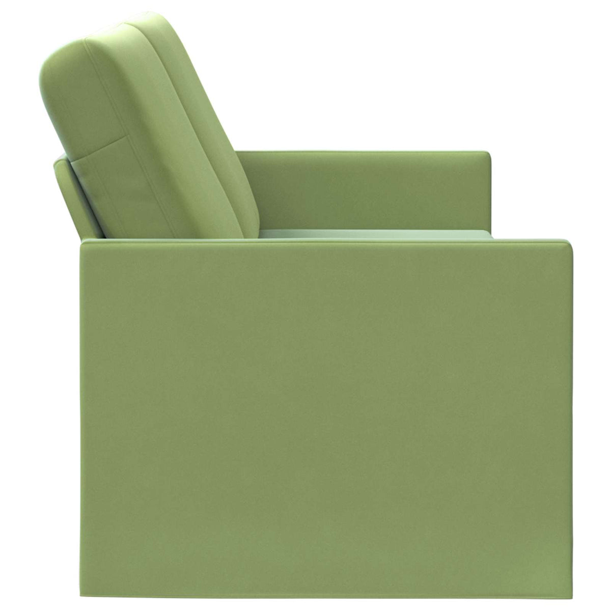vidaXL 3 Seater Sofa Light Green 190 x 81 x 82 cm Velvet