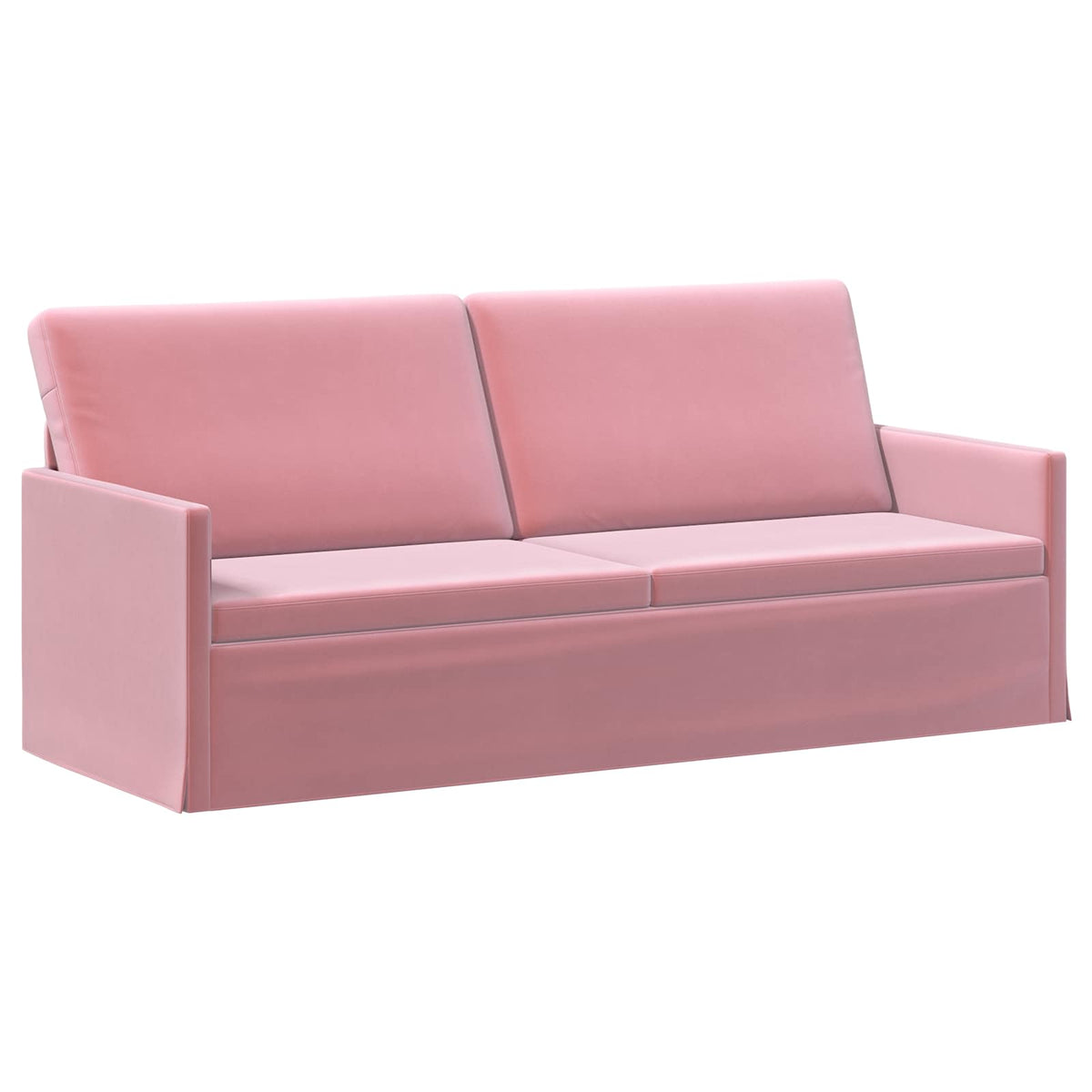 vidaXL 3 Seater Sofa Pink 190 x 81 x 82 cm Velvet