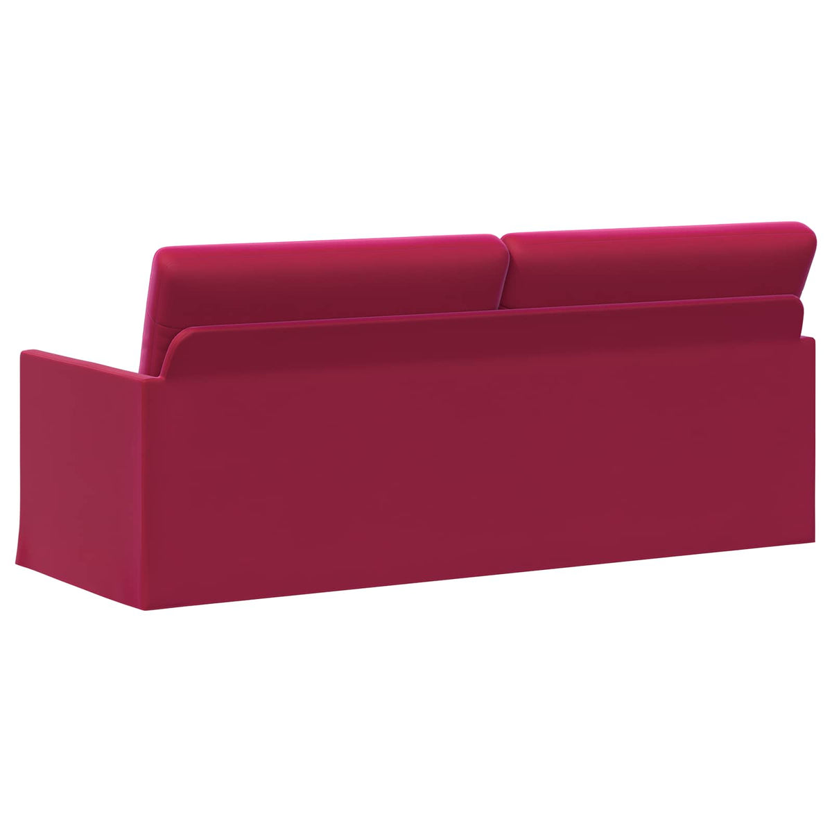 vidaXL 3 Seater Sofa Wine Red 190 x 81 x 82 cm Velvet